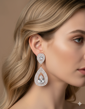 Load image into Gallery viewer, BRINLEY | Atemberaubende Statement Kristall Ohrhänger