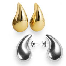 Laden Sie das Bild in den Galerie-Viewer, WATER DROP | Trendy Influencer Ohrringe in Wassertropfen Form in gold