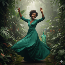 Laden Sie das Bild in den Galerie-Viewer, MAYSA | Tolle blau grüne Pfauen Feder Boho Statement Ohrringe Ohrhänger