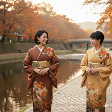Laden Sie das Bild in den Galerie-Viewer, GINGKO | Schöne goldfarbene Hänger Ohrringe mit Gingko Blättern