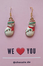 Laden Sie das Bild in den Galerie-Viewer, XMAS gold | Süße goldfarbene Ohrringe für Weihnachten mit verschiedenen Motiven
