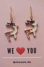 Laden Sie das Bild in den Galerie-Viewer, XMAS gold | Süße goldfarbene Ohrringe für Weihnachten mit verschiedenen Motiven