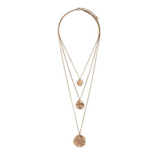 Laden Sie das Bild in den Galerie-Viewer, BELIZA | Süße goldene Multilayer Boho Halskette mit Coins