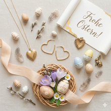 Laden Sie das Bild in den Galerie-Viewer, ALIANA | Minimalistische Herz Hoops in gold

