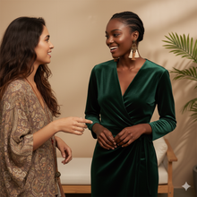 Laden Sie das Bild in den Galerie-Viewer, CAMERON | Bronzefarbene Bohemian Statement Ohrringe Ohrhänger braune Quasten Perlchen
