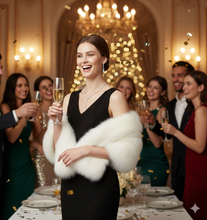 Laden Sie das Bild in den Galerie-Viewer, CHARLIZE | Elegantes silberfarbenes Schmuck Set mit Strass Collier und Kristall Ohrringen
