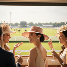 Laden Sie das Bild in den Galerie-Viewer, BRAYLEE | Trendy rosa graue Statement Retro 60s Acryl Resin Harz Ohrringe Ohrhänger Perlen beige rosa pink
