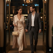 Laden Sie das Bild in den Galerie-Viewer, ARIANA | Mehrlagige goldene Halskette mit Blättern Münze und kleinen lila Kristall
