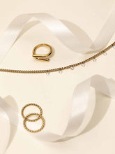 Laden Sie das Bild in den Galerie-Viewer, ICRUSH | FANCY SPARKLE Collier Halskette vergoldet mit süßen Kristallen
