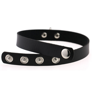 MISTRESS | Sexy weißer Choker mit Ring