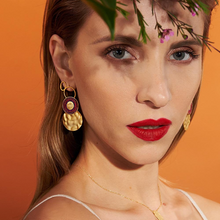 Load image into Gallery viewer, SERGIO ENGEL | PURA Ohrringe 19 Ohrstecker aus 925 Silber rosé vergoldet matt Kreis rund
