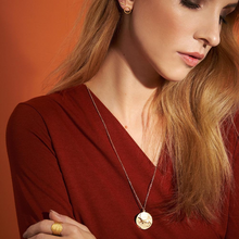 Load image into Gallery viewer, SERGIO ENGEL | PURA Ohrringe 19 Ohrstecker aus 925 Silber rosé vergoldet matt Kreis rund
