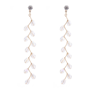 LIBBY | Girly kawaii Braut Hochzeit Kristall Strass Ohrringe Ohrhänger