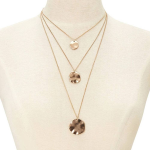 BELIZA | Süße goldene Multilayer Boho Halskette mit Coins